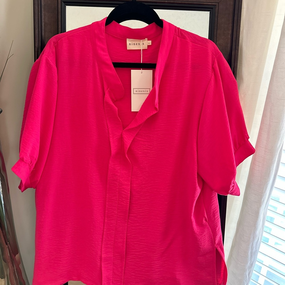 Ninexis Women's Pink Blouse